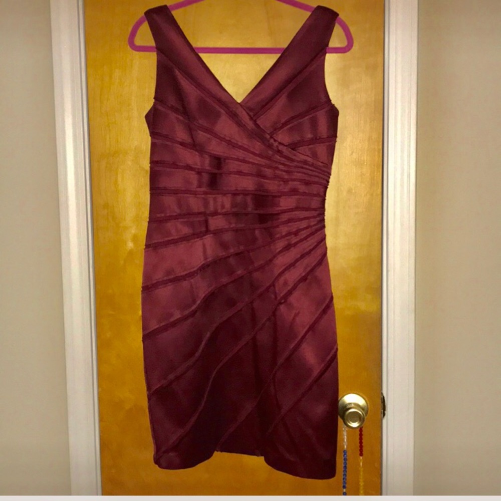 Maroon homecoming dress